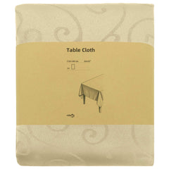 vidaXL Table Cloth 5 pcs Rectangular Cream White 110 x 140 cm 3