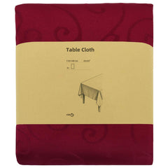 vidaXL Table Cloth 5 pcs Rectangular Wine Red 110 x 140 cm 3