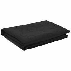 vidaXL Table Cloth 5 pcs Dark Grey Dia. 140 cm Round 4