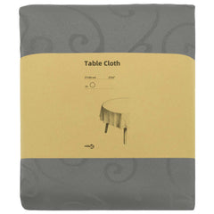 vidaXL Table Cloth 5 pcs Light Grey Dia. 140 cm Round 3