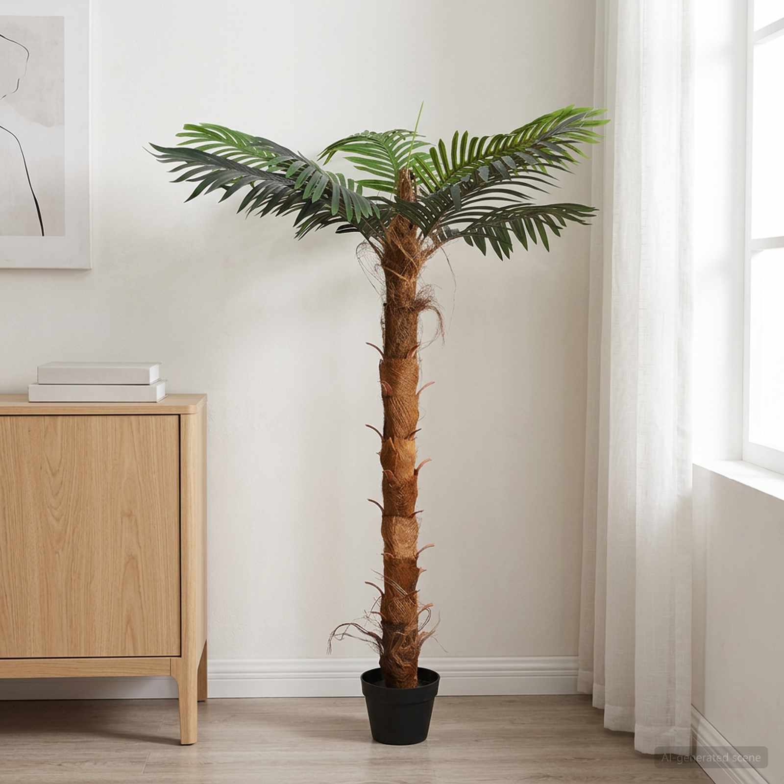 vidaXL Artificial Cocuspalm Tree Green 70 x 18 x 140 cm 1