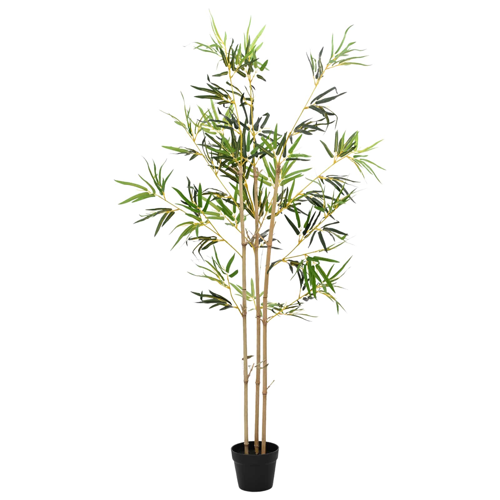 vidaXL Artificial Bambo Tree Green 55 x 16 x 150 cm Fabric and Bamboo 2