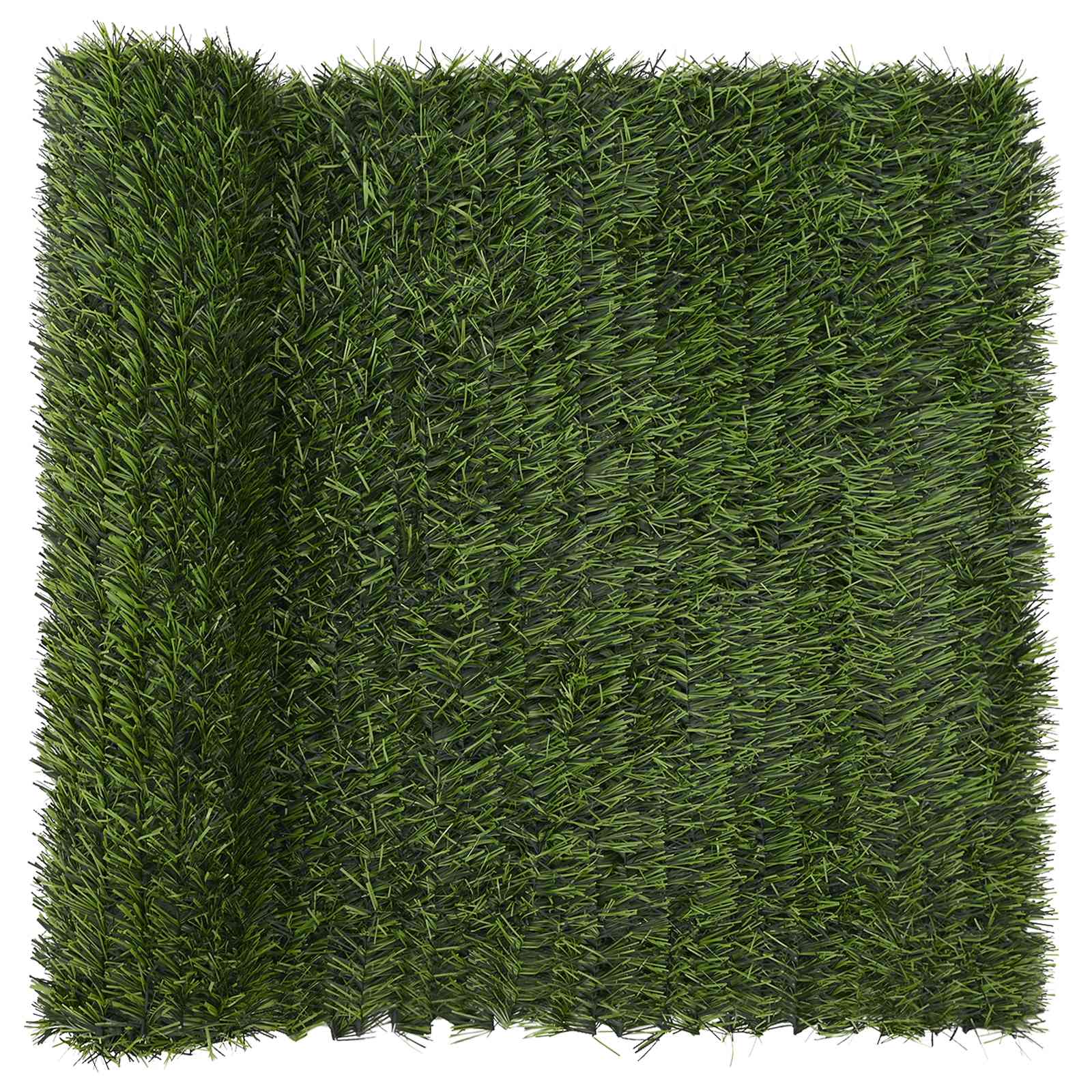 vidaXL Artificial Fence Light Green 1 x 3 m PVC and Steel 2