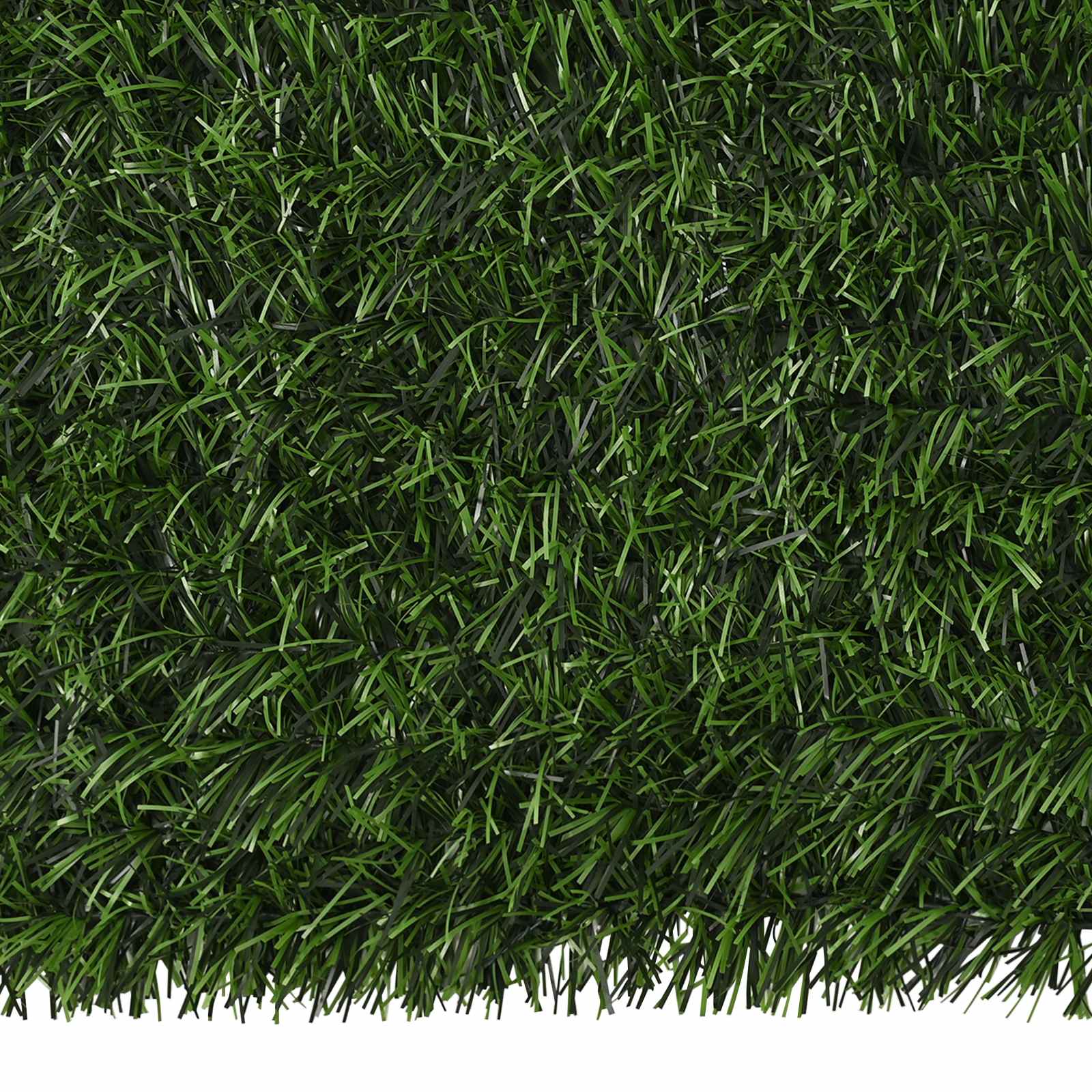 vidaXL Artificial Fence Light Green 1.5 x 3 m PVC and Steel 4