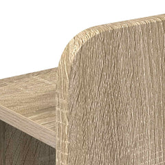 Bed Frame Storage Engineered Wood Centre Shelf Sonoma oak