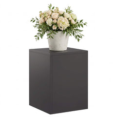 Plant Stand 30 x 30 x 40 cm Steel Black 1x (30 x 30 x 40 cm)