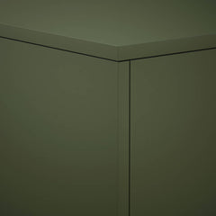vidaXL Plant Stand Olive Green 30 x 30 x 40 cm Weathering Steel 6