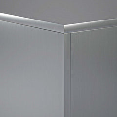Plant Stand Silver 30 x 30 x 40 cm Steel Galvanised Steel 1x (30 x 30 x 40 cm)