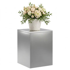 vidaXL Plant Stand Silver 30 x 30 x 40 cm Steel 3