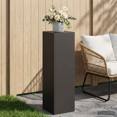 Plant Stand 30 x 30 x 40 cm Steel Black 1x (30 x 30 x 100 cm)