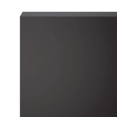 Garden Cover Profile 100 x 20 x 15 cm Steel 2 pcs Black