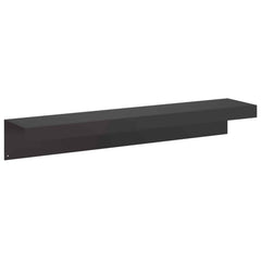 Garden Cover Profile 100 x 20 x 15 cm Steel 2 pcs Black