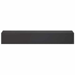 Garden Cover Profile 100 x 20 x 15 cm Steel 2 pcs Black