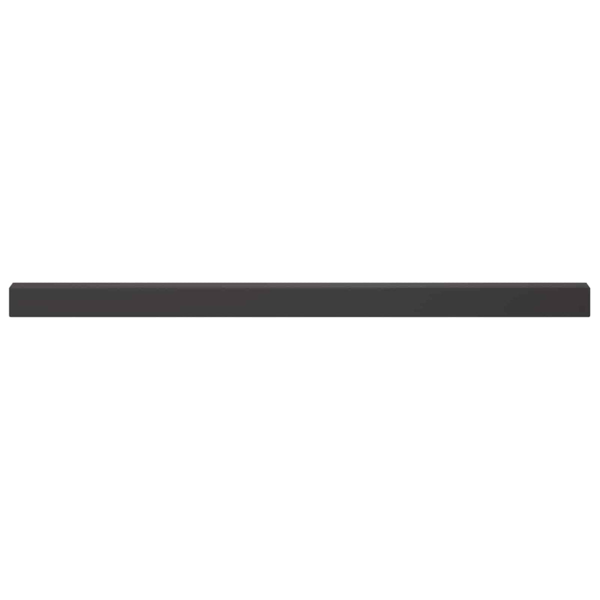 Garden Cover Profile 100 x 5 x 5 cm Steel 10 pcs Black