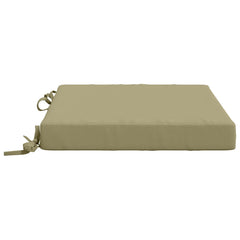 vidaXL Seat Cushions SOEST 4 pcs 100% Polyester Light Green 4