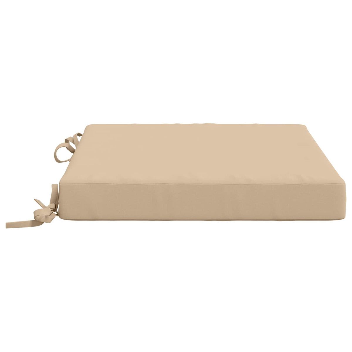 vidaXL Seat Cushions SOEST 4 pcs 100% Polyester Cream 45 x 45 x 7 cm 4