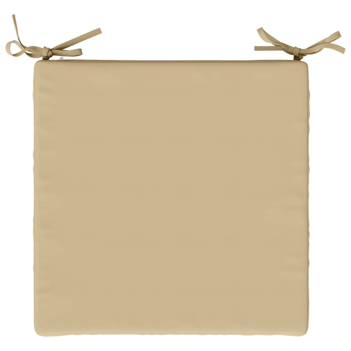 vidaXL Seat Cushions SOEST 4 pcs 100% Polyester Beige 45 x 45 x 7 cm 6