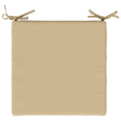 vidaXL Seat Cushions SOEST 4 pcs 100% Polyester Beige 45 x 45 x 7 cm 6