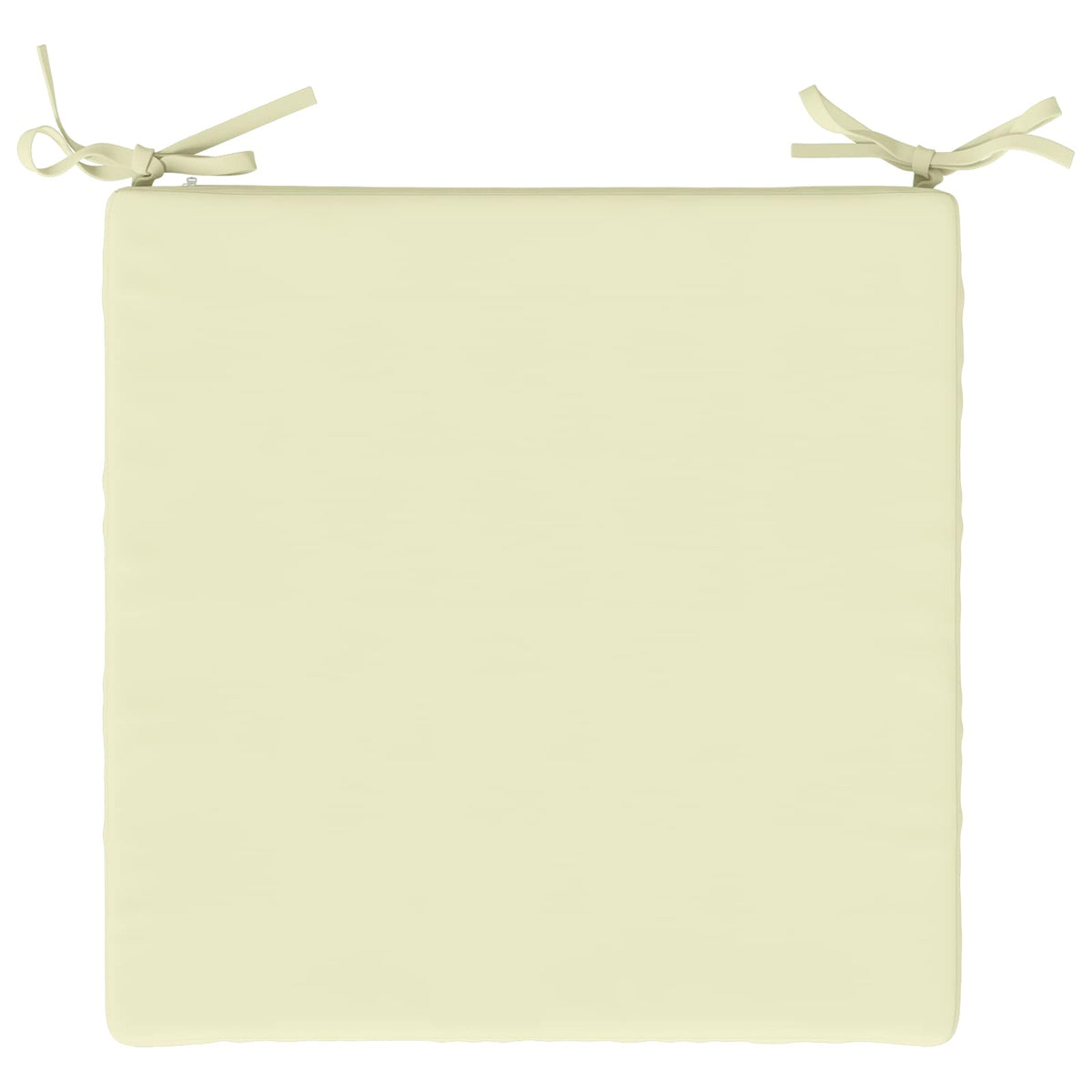 vidaXL Seat Cushions SOEST 4 pcs 100% Polyester Cream 45 x 45 x 7 cm 6
