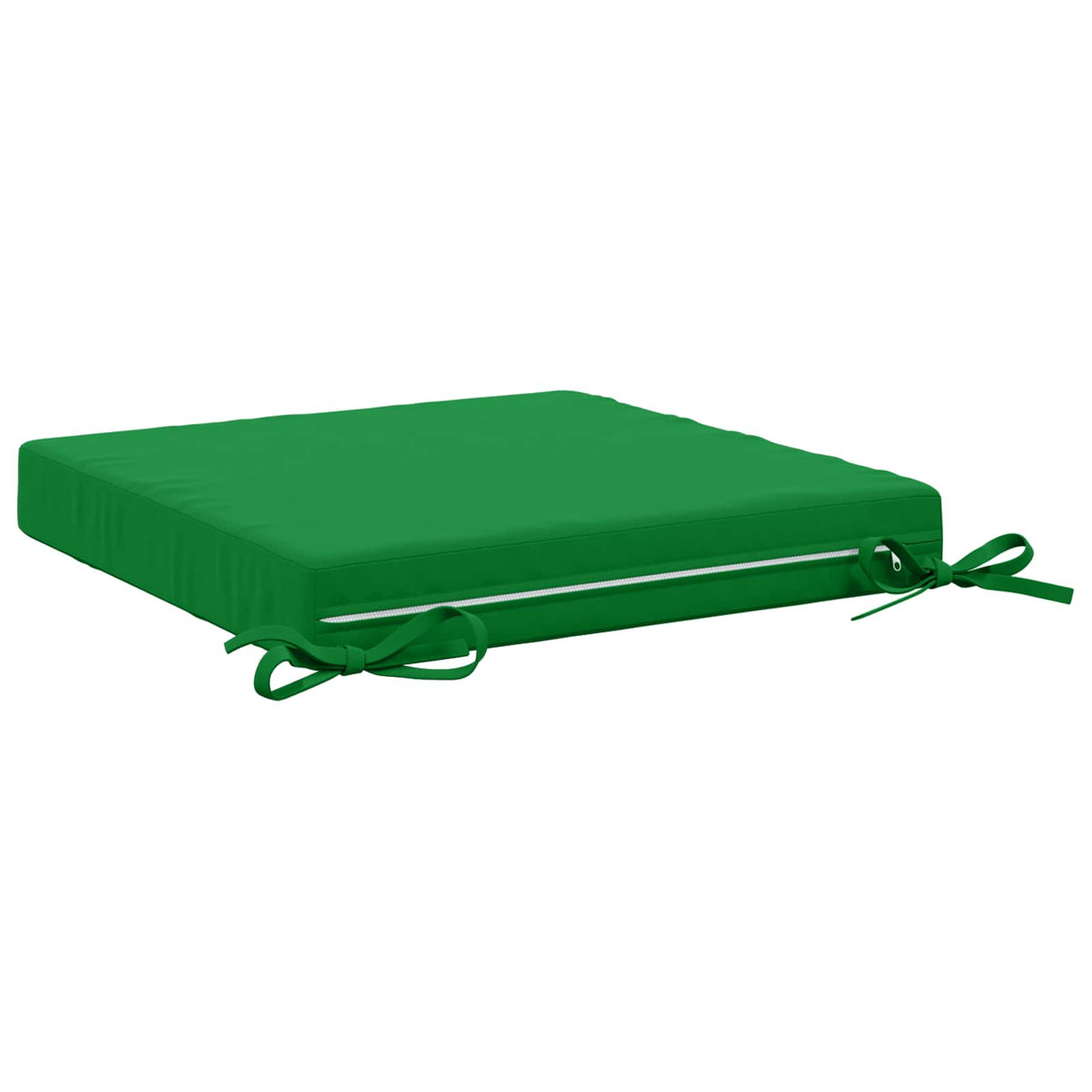 vidaXL Seat Cushions SOEST 4 pcs 100% Polyester Green 45 x 45 x 7 cm 5