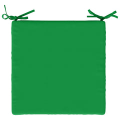 vidaXL Seat Cushions SOEST 4 pcs 100% Polyester Green 45 x 45 x 7 cm 6