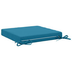 vidaXL Seat Cushions SOEST 4 pcs 100% Polyester Light Blue 5