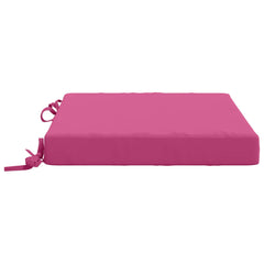 vidaXL Seat Cushions SOEST 4 pcs 100% Polyester Pink 45 x 45 x 7 cm 4