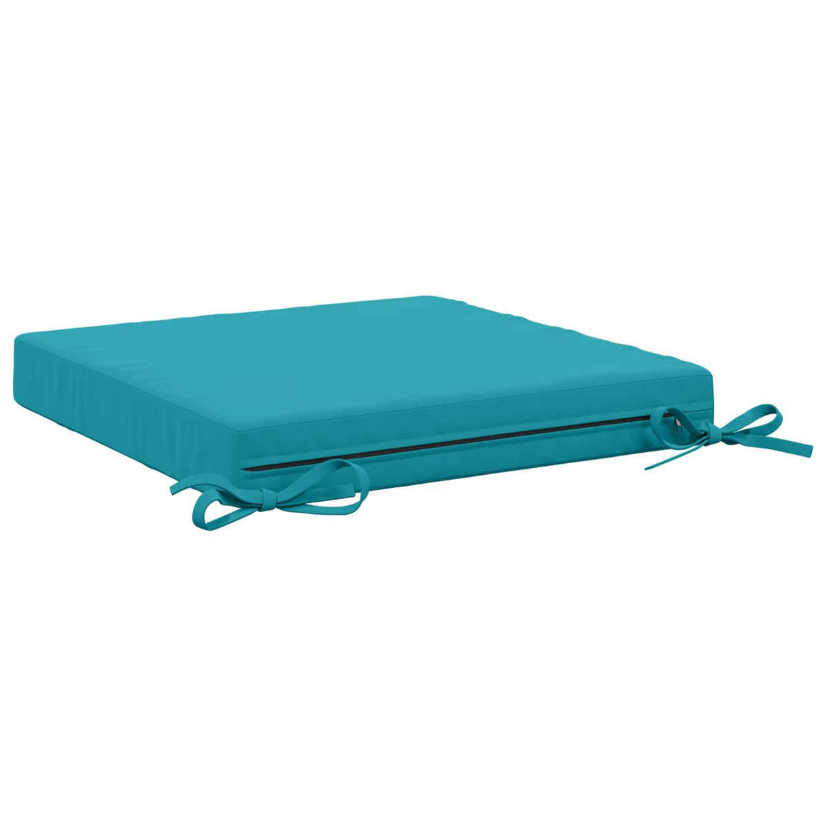 vidaXL Seat Cushions SOEST 4 pcs 100% Polyester Turquoise 5