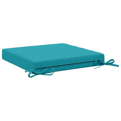 vidaXL Seat Cushions SOEST 4 pcs 100% Polyester Turquoise 5