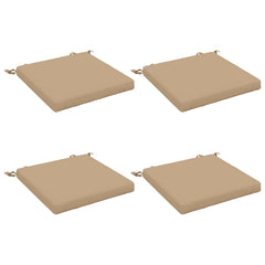 Seat Cushions SOEST 4 pcs 100% Polyester Sand, image 2