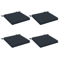 vidaXL Seat Cushions SOEST 4 pcs 100% Polyester Dark Blue 2