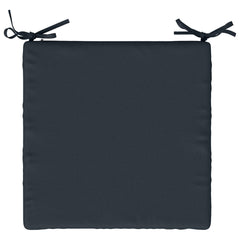 vidaXL Seat Cushions SOEST 4 pcs 100% Polyester Dark Blue 6