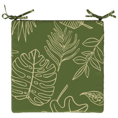 vidaXL Seat Cushions SOEST 4 pcs 100% Polyester Leaf Design 6