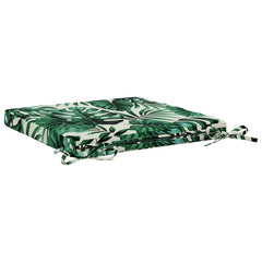vidaXL Seat Cushions SOEST 4 pcs 100% Polyester Leaf Pattern 5