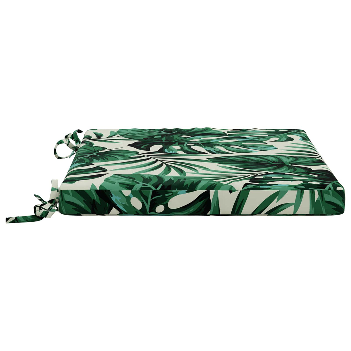 vidaXL Seat Cushions SOEST 4 pcs 100% Polyester Leaf Pattern 4
