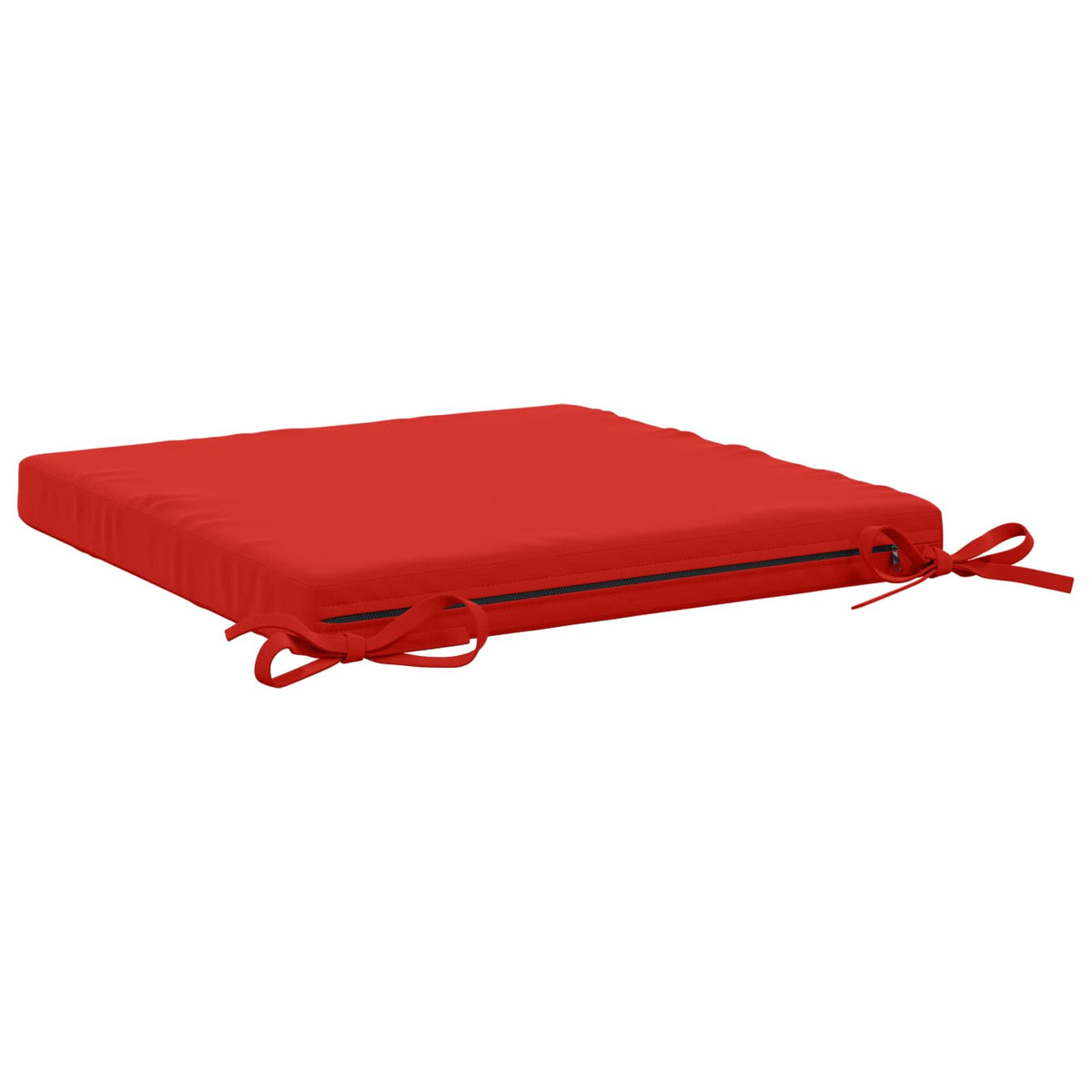 vidaXL Seat Cushions SOEST 4 pcs 100% Polyester Red 50 x 50 x 5 cm 5