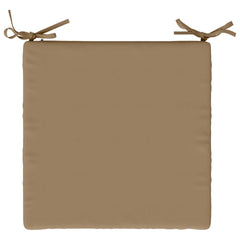 vidaXL Seat Cushions SOEST 4 pcs 100% Polyester Taupe 50 x 50 x 5 cm 6