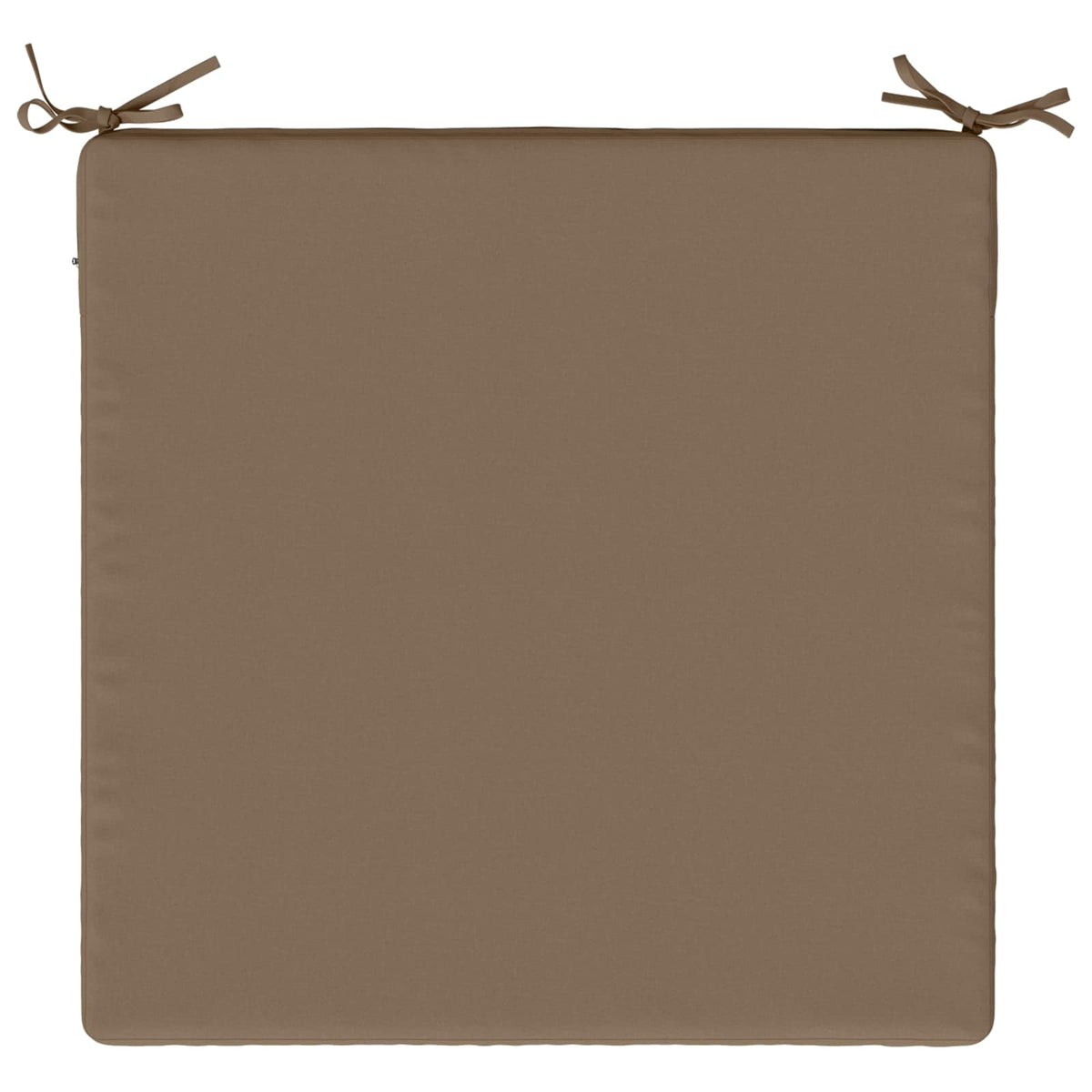 vidaXL Seat Cushions SOEST 4 pcs 100% Polyester Taupe 60 x 60 x 3 cm 6