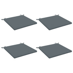 vidaXL Seat Cushions SOEST 4 pcs 100% Polyester Blue 60 x 60 x 3 cm 2