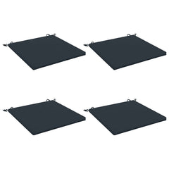 vidaXL Seat Cushions SOEST 4 pcs 100% Polyester Dark Blue 2