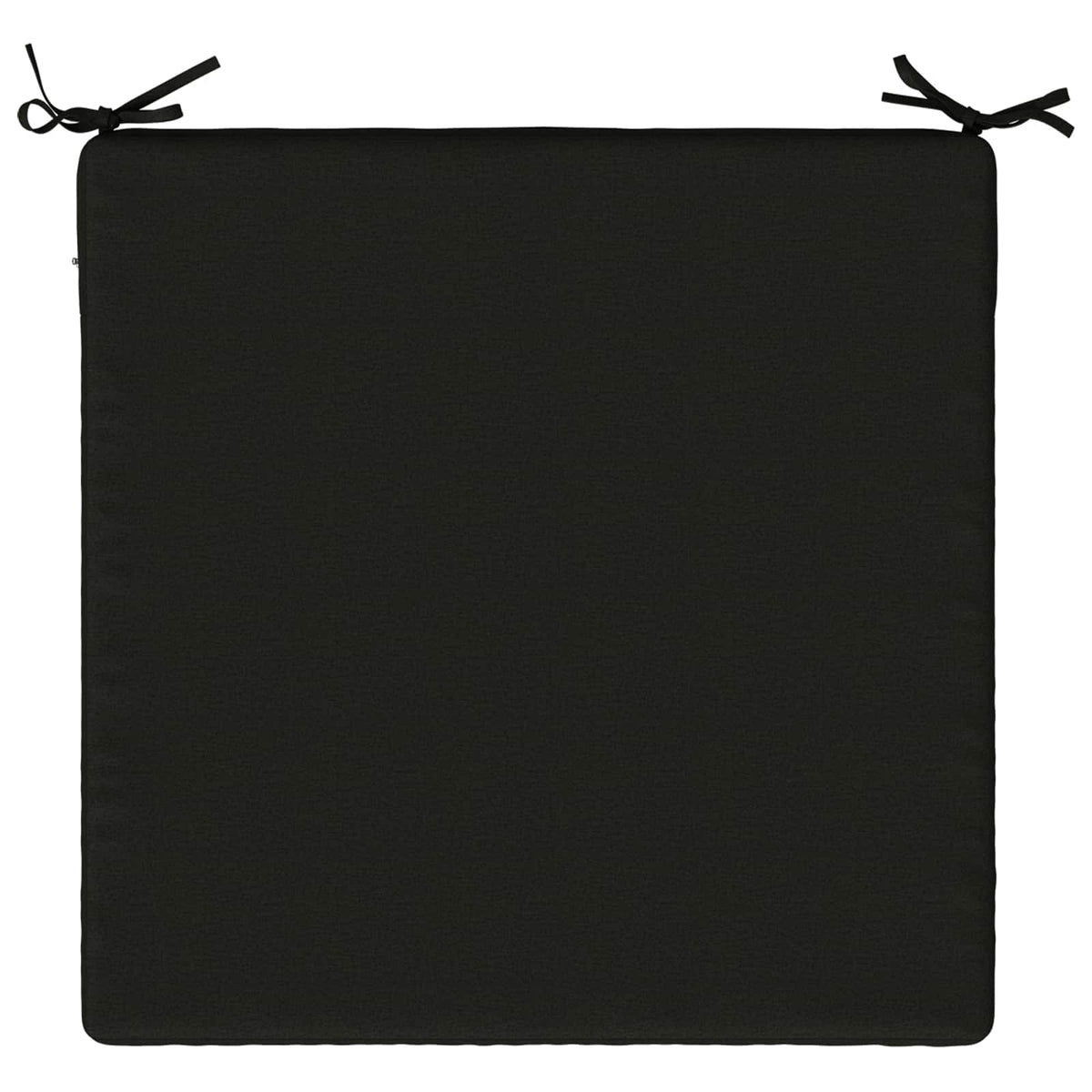 vidaXL Seat Cushions SOEST 4 pcs 100% Polyester Black 60 x 60 x 3 cm 6