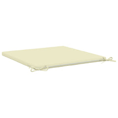 vidaXL Seat Cushions SOEST 4 pcs 100% Polyester Cream 60 x 60 x 3 cm 5