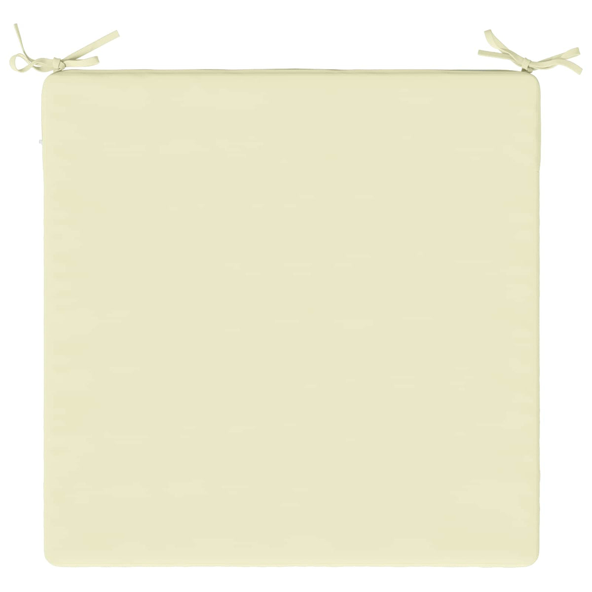 vidaXL Seat Cushions SOEST 4 pcs 100% Polyester Cream 60 x 60 x 3 cm 6