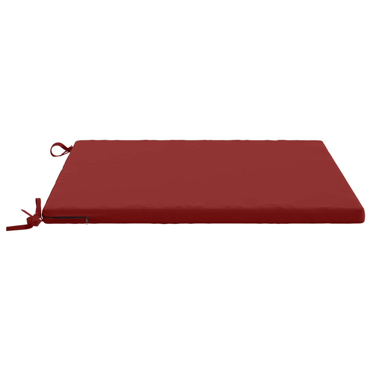 vidaXL Seat Cushions SOEST 4 pcs 100% Polyester Wine Red 4