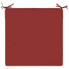 vidaXL Seat Cushions SOEST 4 pcs 100% Polyester Wine Red 6