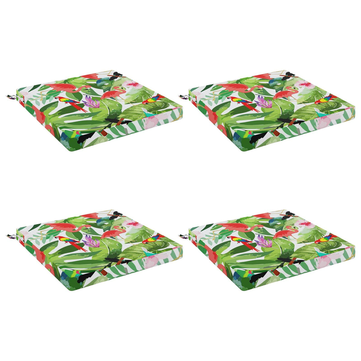 Seat Cushions SOEST 4 pcs 100% Polyester Multicolour 2