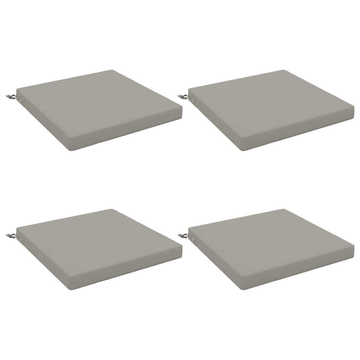 Seat Cushions SOEST Polyester Grey