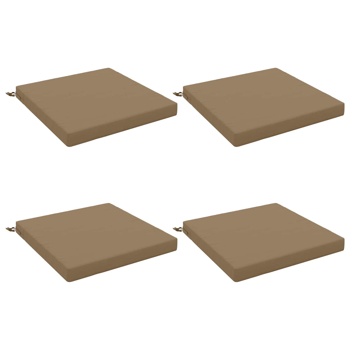 Seat Cushions SOEST Polyester Taupe