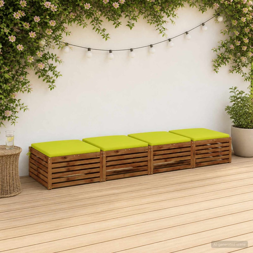 Seat Cushions SOEST Polyester Bright Green