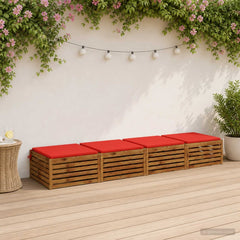 Seat Cushions SOEST Polyester Red